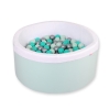 Piscine à Balles Minky avec Balles 200pcs Menthe