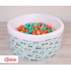 Piscine à Balles Minky avec Balles 200pcs Menthe