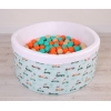 Piscine à Balles Minky avec Balles 200pcs Menthe