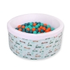 Piscine à Balles Minky avec Balles 200pcs Menthe