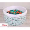 Piscine à Balles Minky avec Balles 200pcs Menthe