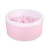 Piscine à Balles Minky avec Balles 200pcs Rose
