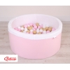 Piscine à Balles Minky avec Balles 200pcs Rose