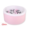 Piscine à Balles Minky avec Balles 200pcs Rose