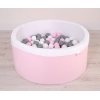 Piscine à Balles Minky avec Balles 200pcs Rose