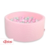 Piscine avec Balles 200pcs Rose Pour Fille