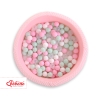 Piscine à Balles Minky avec Balles 200 pcs Rose