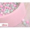 Piscine à Balles Minky avec Balles 200 pcs Rose