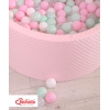 Piscine à Balles Minky avec Balles 200 pcs Rose
