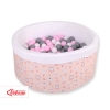 Piscine à Balles Minky avec Balles 200pcs Rose Ballerines