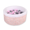 Piscine à Balles Minky avec Balles 200pcs Rose Ballerines