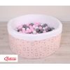 Piscine à Balles Minky avec Balles 200pcs Rose Ballerines
