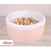 Piscine à Balles Minky avec Balles 200pcs Rose Poudré