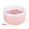 Piscine à Balles Minky avec Balles 200pcs Rose Poudré