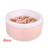 Piscine à Balles Minky avec Balles 200pcs Rose Poudré