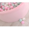 Piscine à Balles Minky avec Balles 200pcs Rose pour Fille