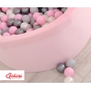 Piscine à Balles Minky avec Balles 200pcs Rose pour Fille