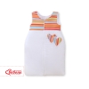 Gigoteuse Orange Rayures Cœurs
