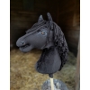 Hobby Horse Cheval Bâton Noir Premium