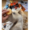 Hobby Horse Cheval sur Bâton Premium Cremello