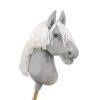 Cheval sur baton pour compétition gris