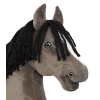 Hobby Horse Cheval sur un Bâton Premium Grullo