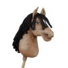 Hobby Horse Cheval sur un Bâton Premium Peau de Daim