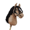 Hobby Horse Cheval sur un Bâton Premium Peau de Daim