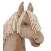 Hobby Horse Palomino Cheval Sur Un Bâton Premium