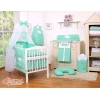 Housse d'oreiller couette Moustiquaire Tour de lit bébé 5 pcs