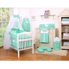 Housse d'oreiller couette Moustiquaire Tour de lit bébé 5 pcs
