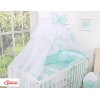 Housse d'oreiller couette Moustiquaire Tour de lit bébé 5 pcs
