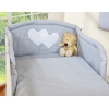 Housses de couette et d'oreiller pour lit bébé à barreaux