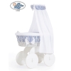 Housses de Rechange pour le Berceau de Bébé Marina Rayures Blue Foncé
