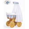 Housses de Rechange pour le Berceau de Bébé Marina Rayures Blue Foncé