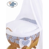 Housses de Rechange pour le Berceau de Bébé Marina Rayures Blue Foncé