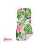 Insert de Poussettes Double Face Rose Fleurs Tropicales