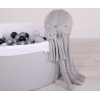 La Peluche Pieuvre  avec Hochet  Gris