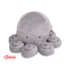 La Peluche Pieuvre  avec Hochet  Gris
