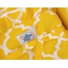Landau de Poupée en Bois avec Textile Blanc Jaune