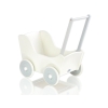 Landau de Poupée en Bois Blanc Gris