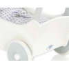 Landau de Poupée en Bois Blanc Gris