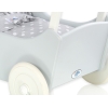 Landau de Poupée en Bois Blanc Gris