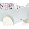 Landau de Poupée en Bois Blanc Gris