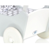 Landau de Poupée en Bois Blanc Gris
