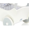 Landau de Poupée en Bois Blanc Gris à Pois