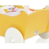 Landau de Poupée en Bois Blanc Jaune