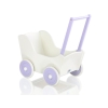 Landau de Poupée en Bois Blanc Lila