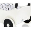 Landau de Poupée en Bois Blanc Noir