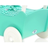 Landau de Poupée en Bois Menthe Blanc